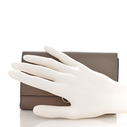 Fendi Vitello Liberty Century Lucido By The Way Medium Bi-Fold Wallet Tortora 2 of 13