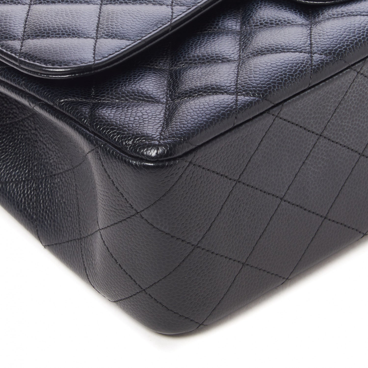 Chanel Caviar Quilted Jumbo Double Flap Black 6 of 10