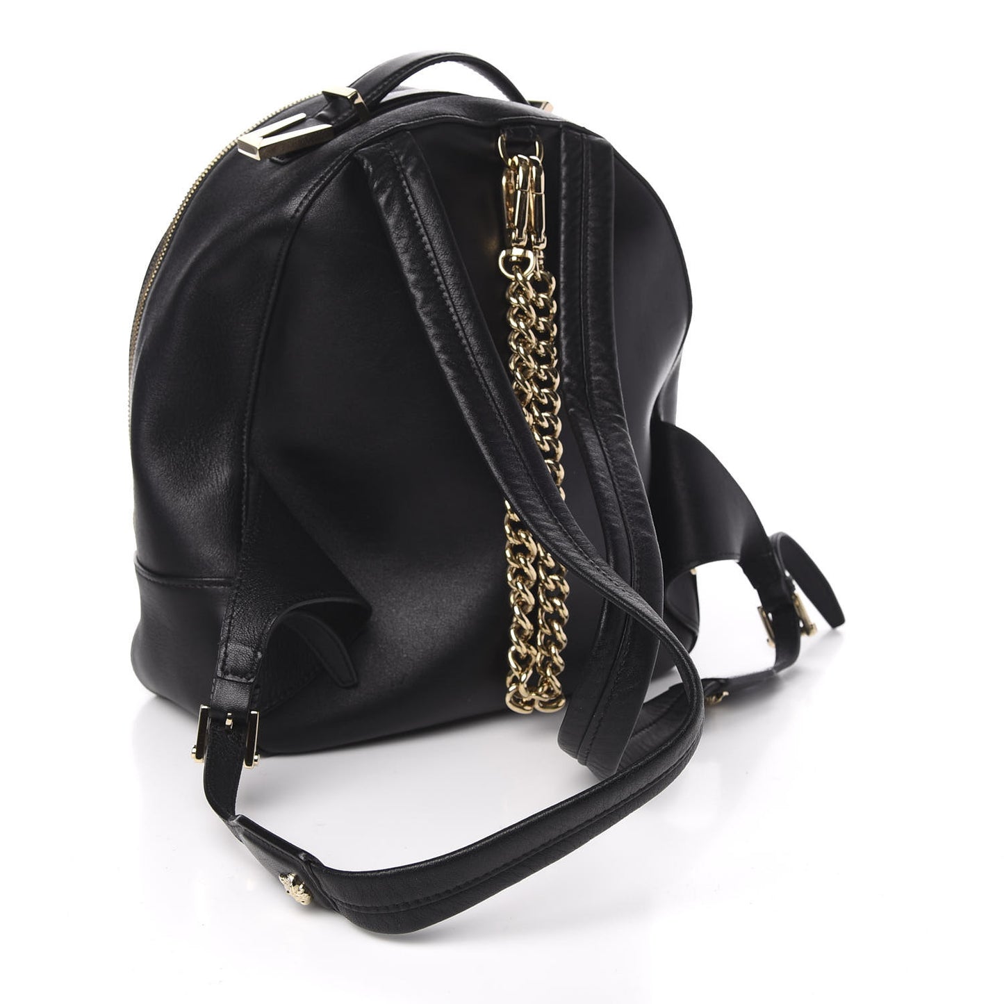 Calfskin Palazzo Medusa Backpack Black