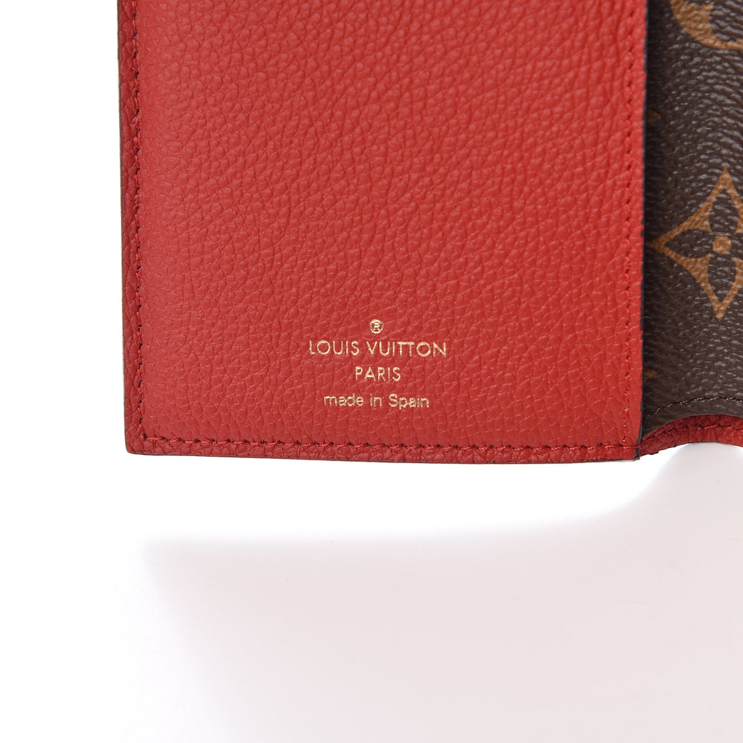 Monogram Pallas Compact Wallet Cherry