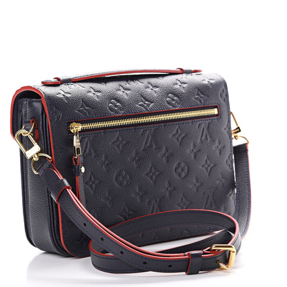 Louis Vuitton Empreinte Pochette Metis Marine Rouge 2 of 9