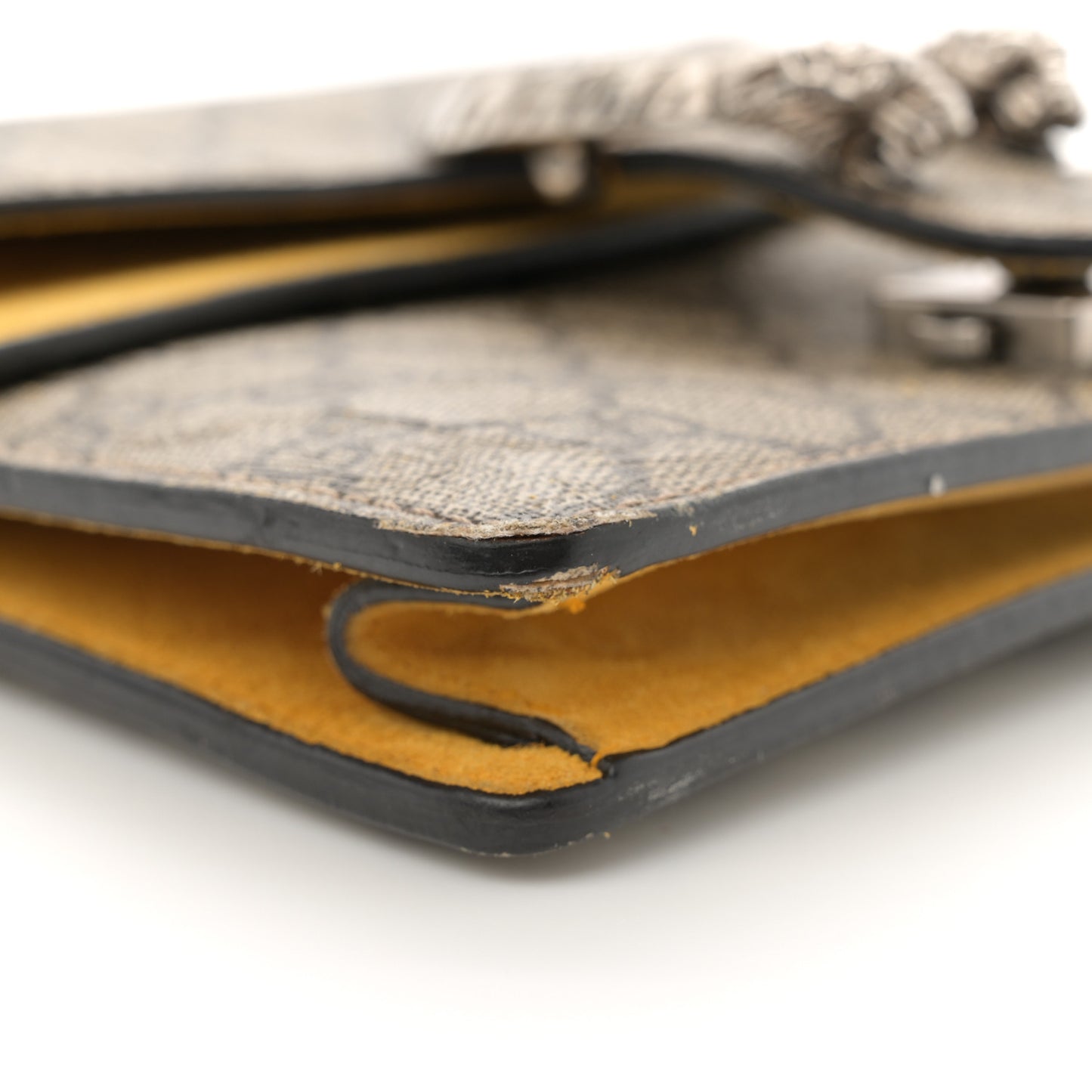 GG Supreme Monogram Mini Dionysus Shoulder Bag Yellow