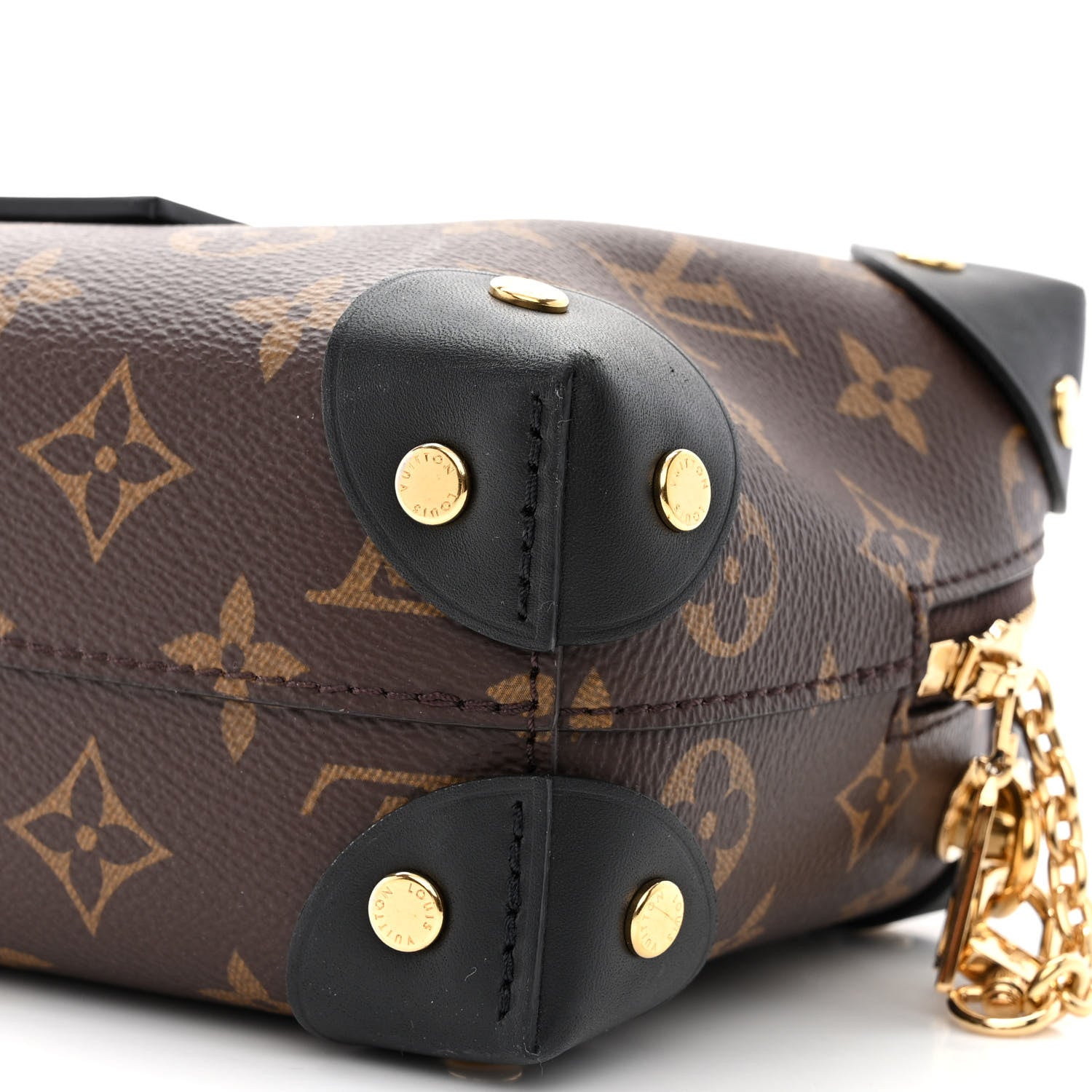 Louis Vuitton Monogram Petite Malle Souple Black 9 of 9