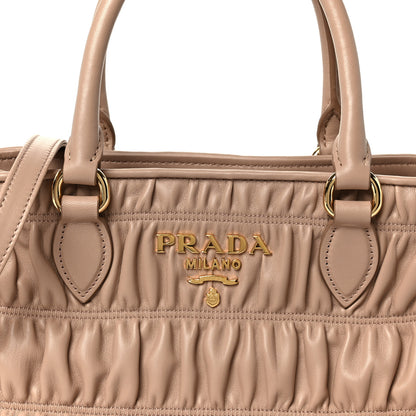 Prada Nappa Gaufre Small Tote Cipria 9 of 11
