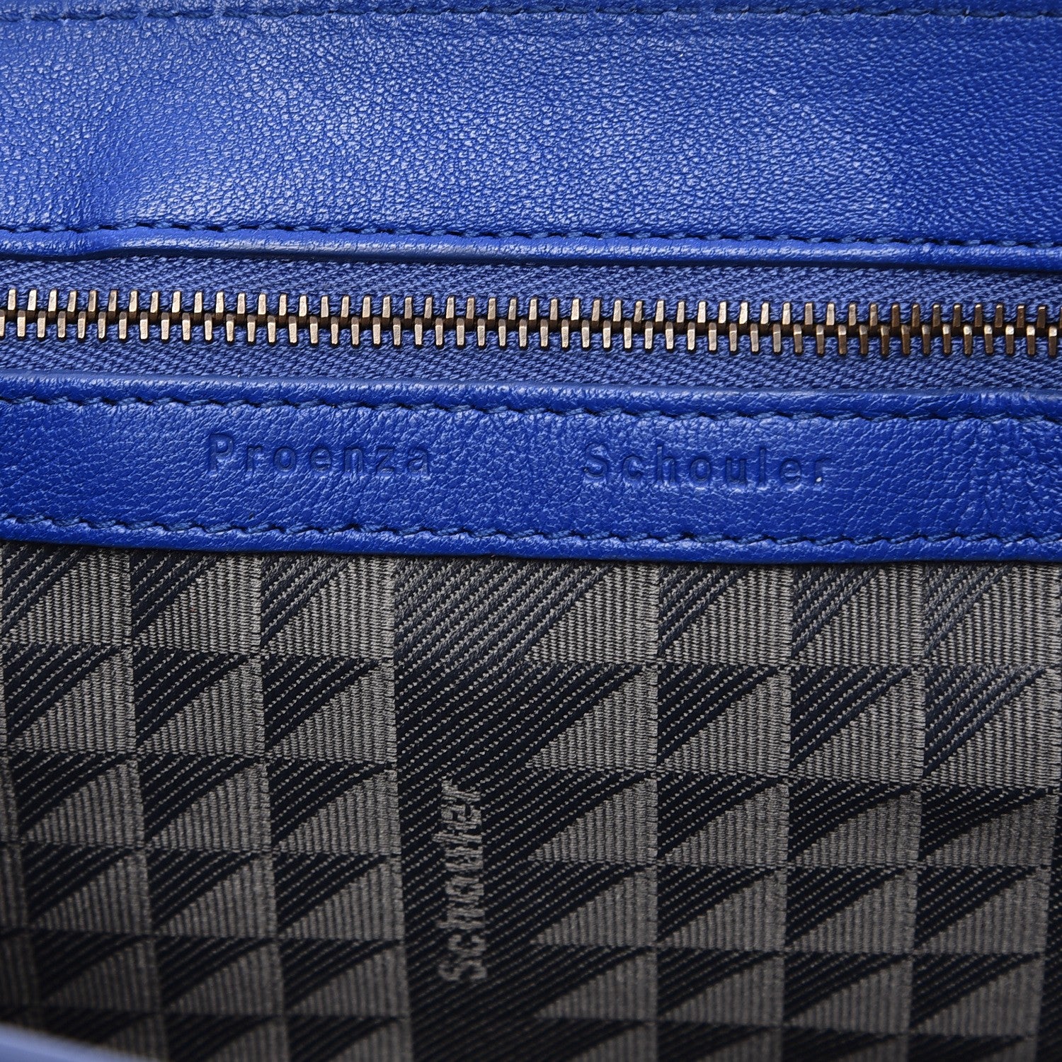 Proenza Schouler Lambskin Tiny PS1 Satchel Royal Blue 7 of 9