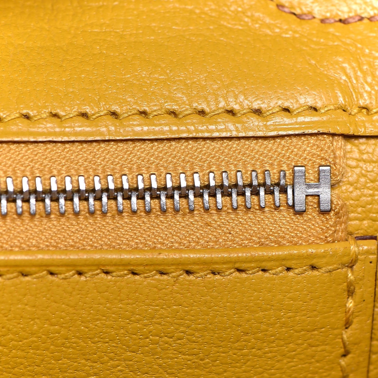 Hermes Togo Swift Officier Birkin 25 Gold Ambre 18 of 35