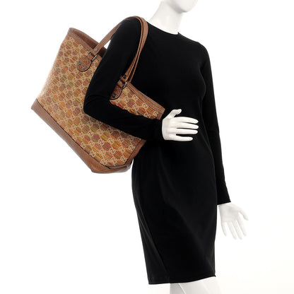 Gucci Straw Libeccio Monogram Large Sunset Tote Multicolor 2 of 7