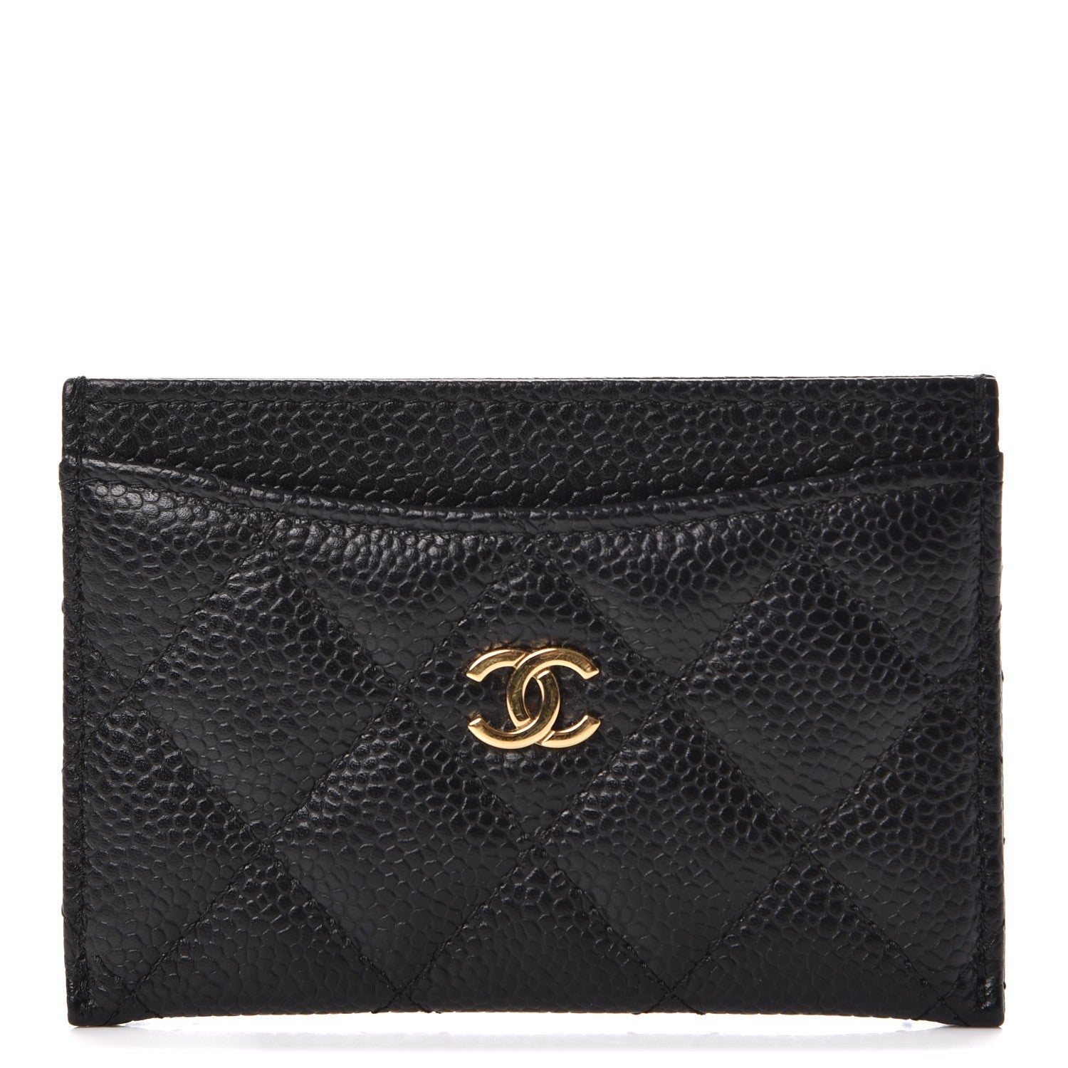 Chanel Caviar Quilted Card Holder Black 1 of 8