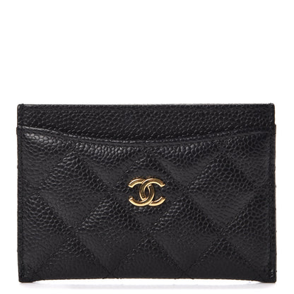 Chanel Caviar Quilted Card Holder Black 1 of 8