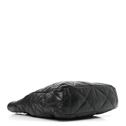 Chanel Lambskin Quilted Large Chanel 19 Shopping Tote Black 4 of 10