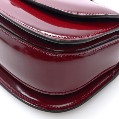 Gucci Shiny Polished Calfskin Medium Bamboo Diva Rosso Ancora Red 10 of 10