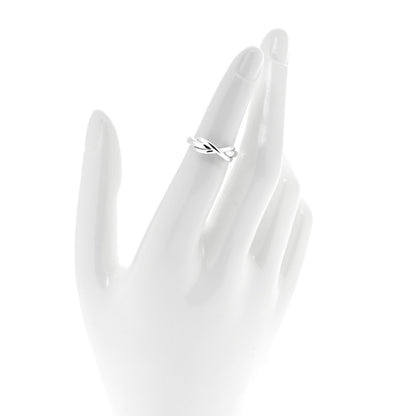 Tiffany Sterling Silver Narrow Infinity Ring 48 4.5 2 of 4