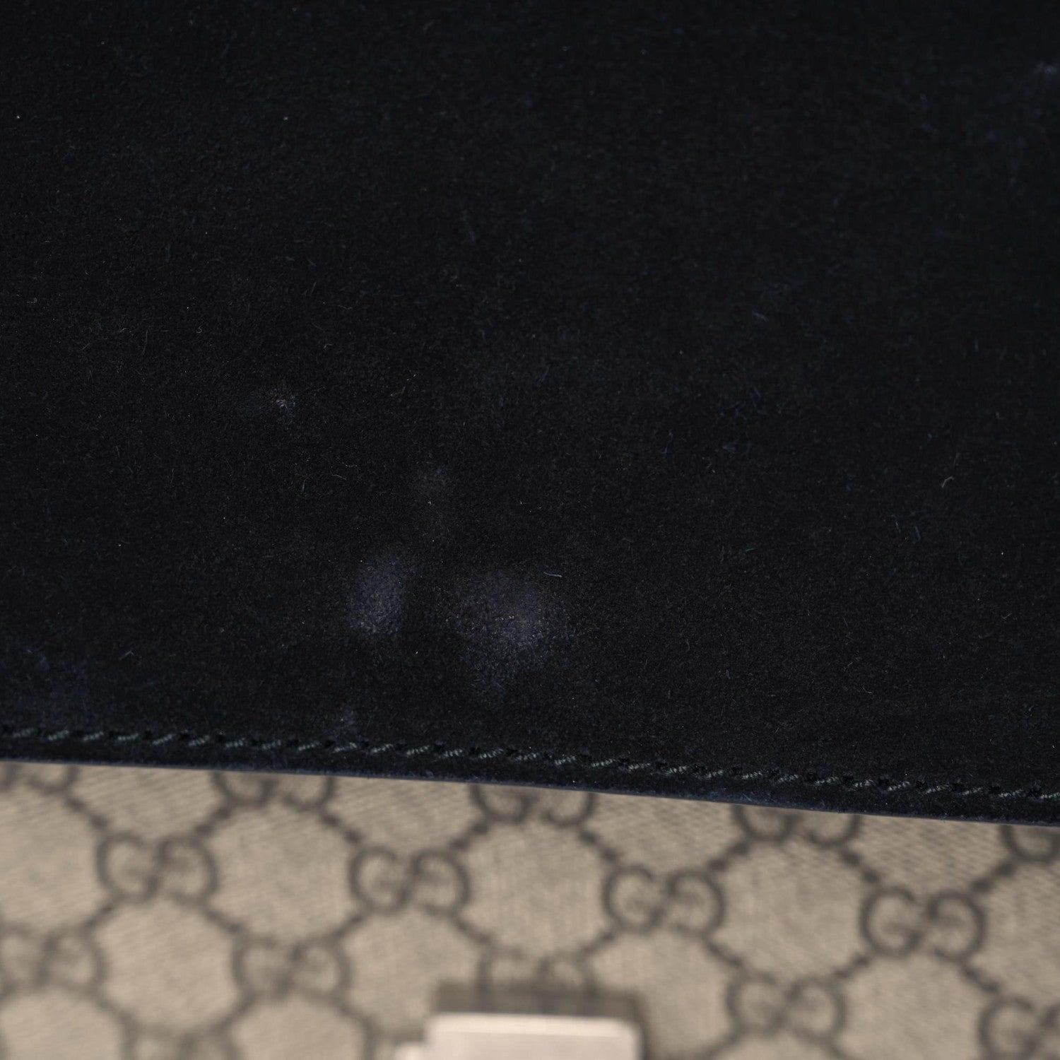 Gucci GG Supreme Monogram Medium Dionysus Shoulder Bag Black 12 of 13