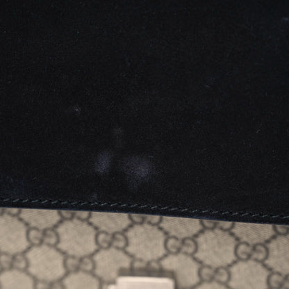 Gucci GG Supreme Monogram Medium Dionysus Shoulder Bag Black 12 of 13