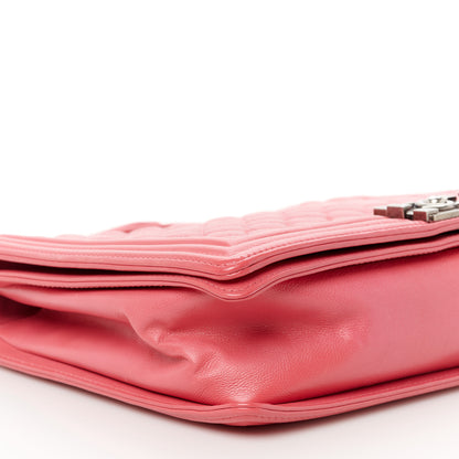 Chanel Calfskin Quilted Large Boy Flap Pink 9 of 10