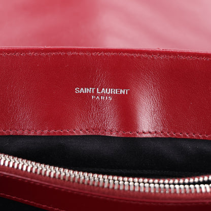 Saint Laurent Calfskin Y Quilted Monogram Medium Loulou Chain Satchel Palissandre 6 of 11