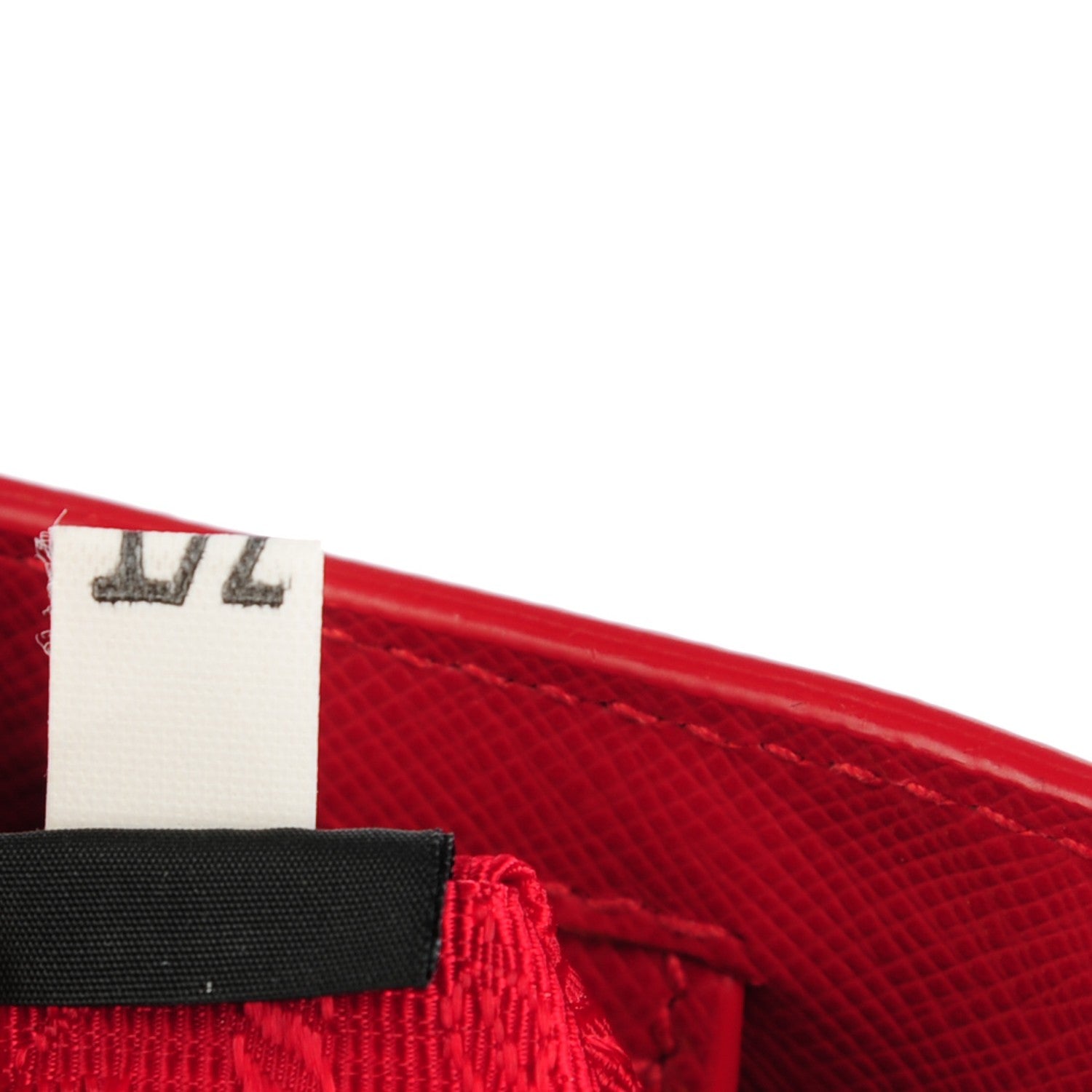 Prada Saffiano Lux Large Tote Fuoco 9 of 10