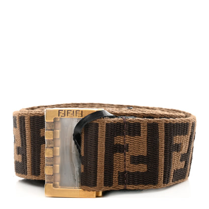 Fendi Ribbon Vitello Century FF 1974 Belt 110 44 Fango Moro 1 of 4