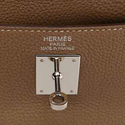 Hermes Togo Kelly Retourne 35 Etoupe 6 of 14