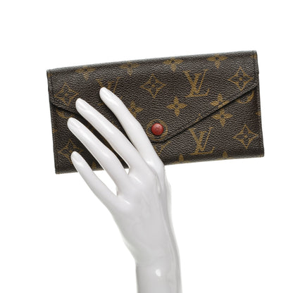 Louis Vuitton Monogram Josephine Wallet Red 2 of 9