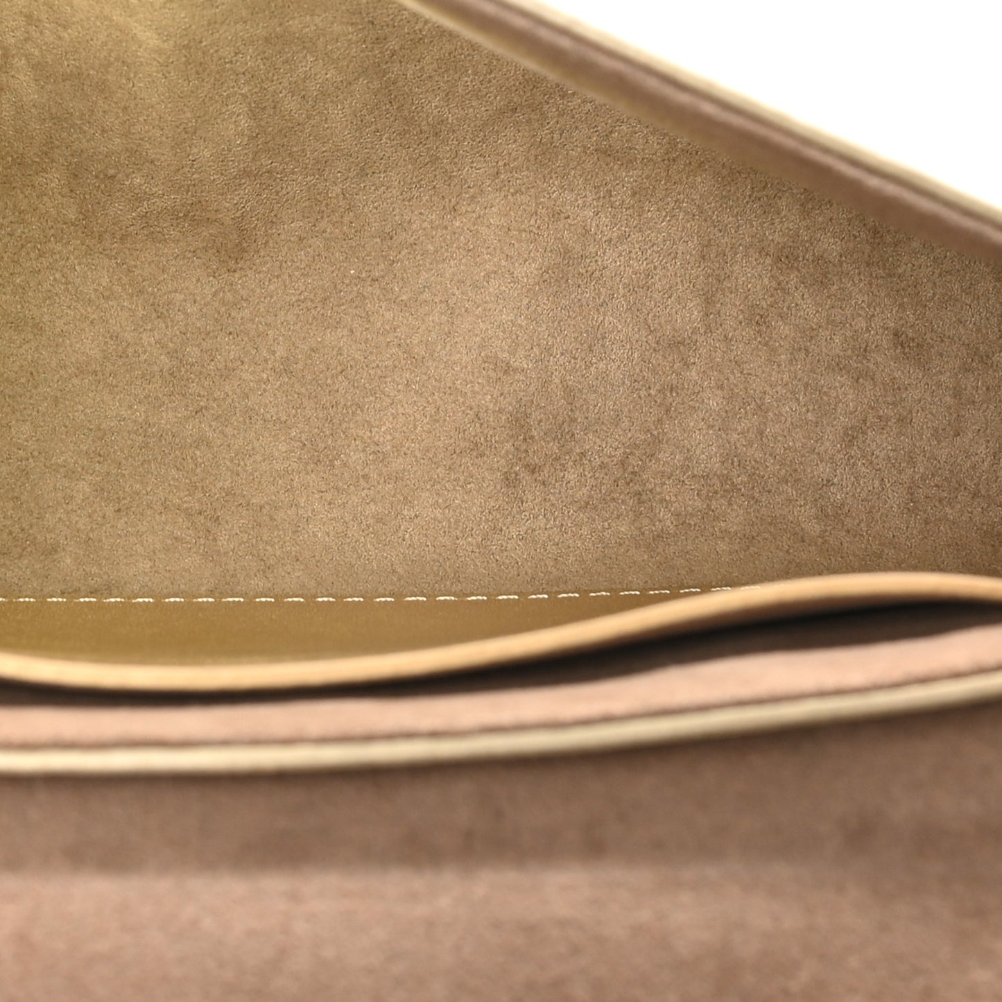 Metallic Calfskin Love Note Gold Silver