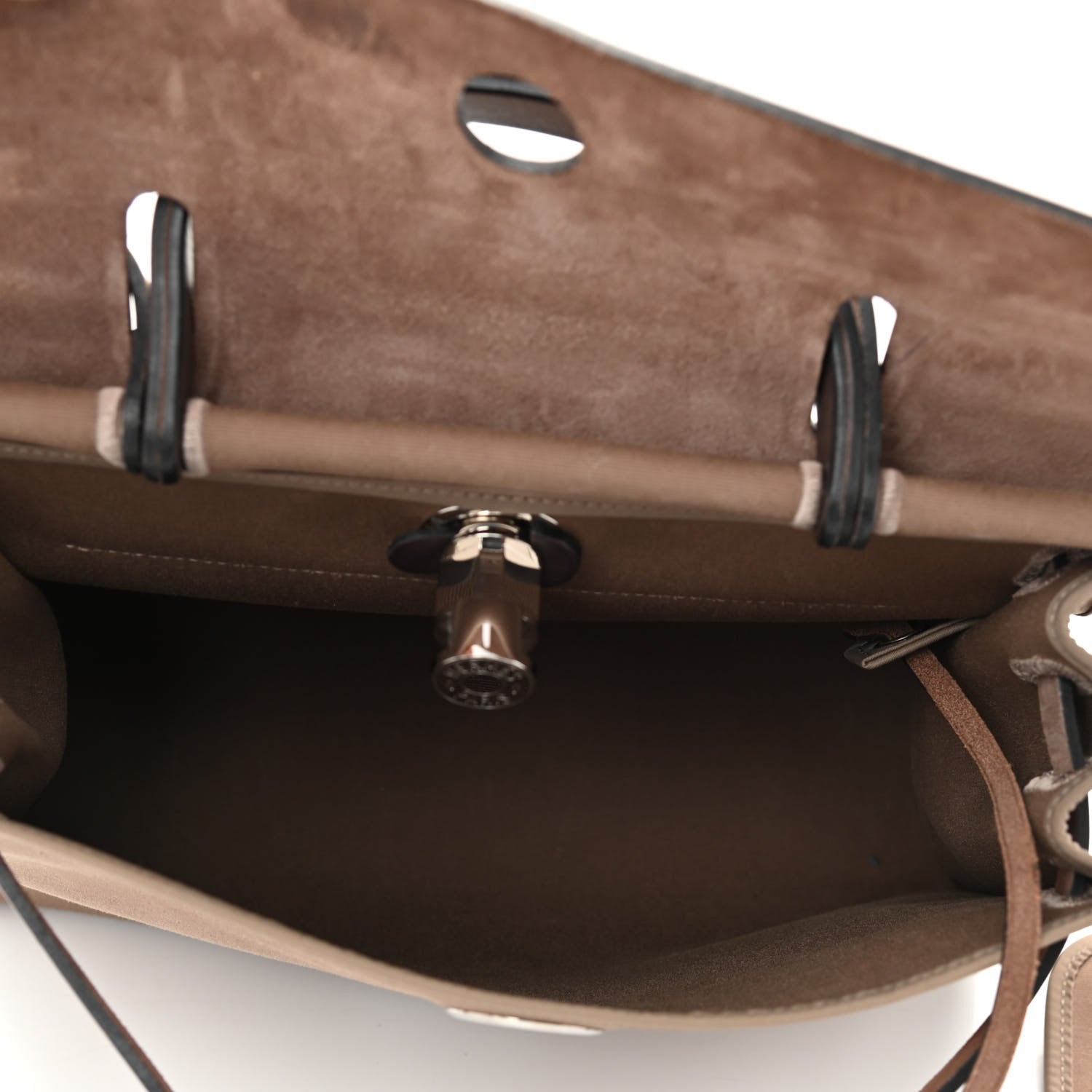 Hermes Vache Hunter Toile Herbag Zip 31 PM Etoupe Ebene 6 of 12