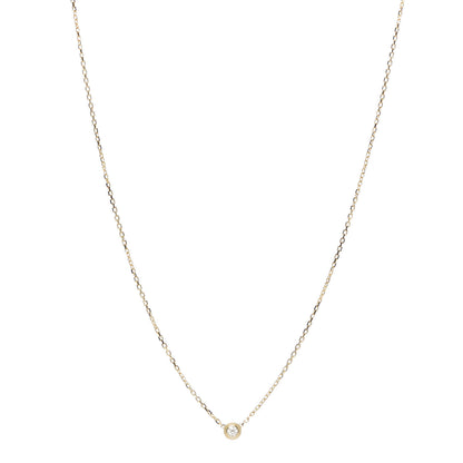 Cartier 18K Yellow Gold Diamond XS D'Amour Pendant Necklace 1 of 6