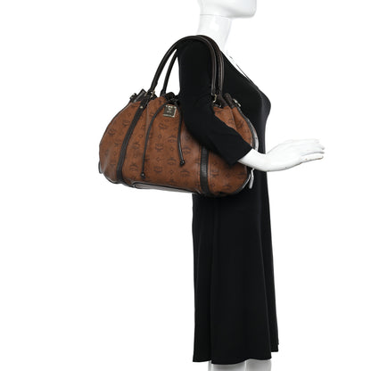 MCM Visetos Drawstring Shopper Cognac 2 of 21