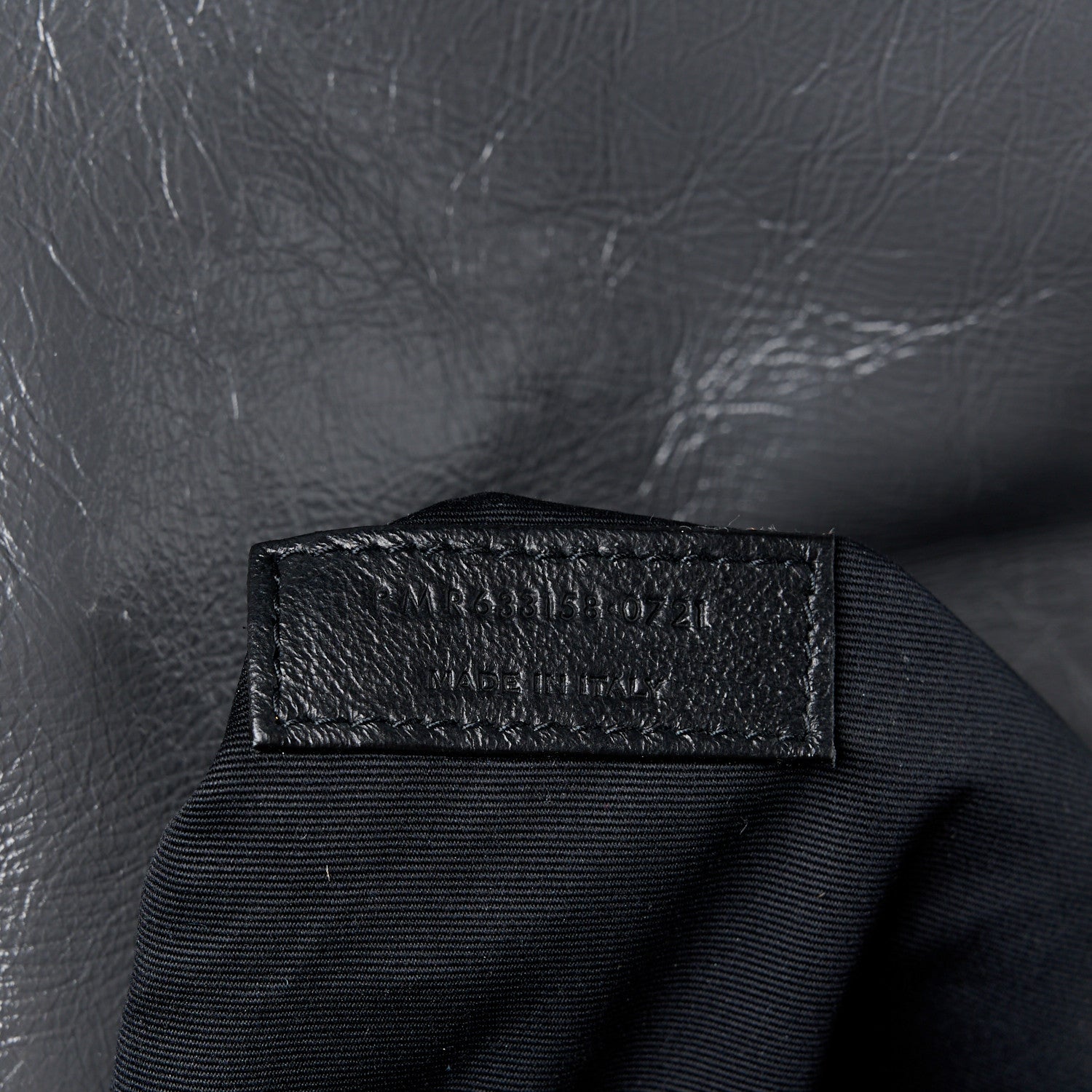 Saint Laurent SAINT LAURENT Crinkled Calfskin Matelasse Monogram Medium Niki Chain Satchel Storm 8 of 11