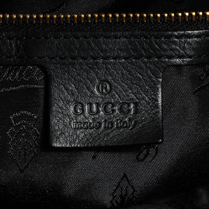 Gucci Patent Large Hysteria Top Handle Bag Black 6 of 8