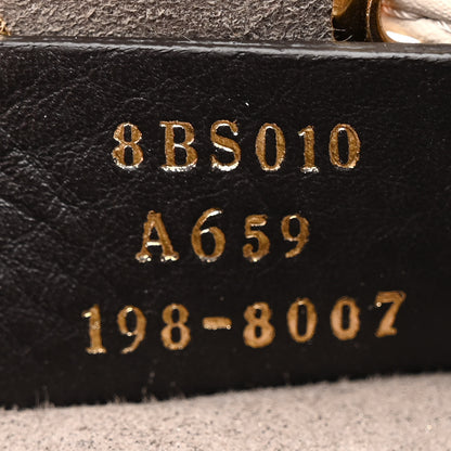 Fendi Vitello Liberty F is Fendi Bi-Color FF 1974 Embossed Mini Mon Tresor Bucket Bag Camelia Aranciata 7 of 13