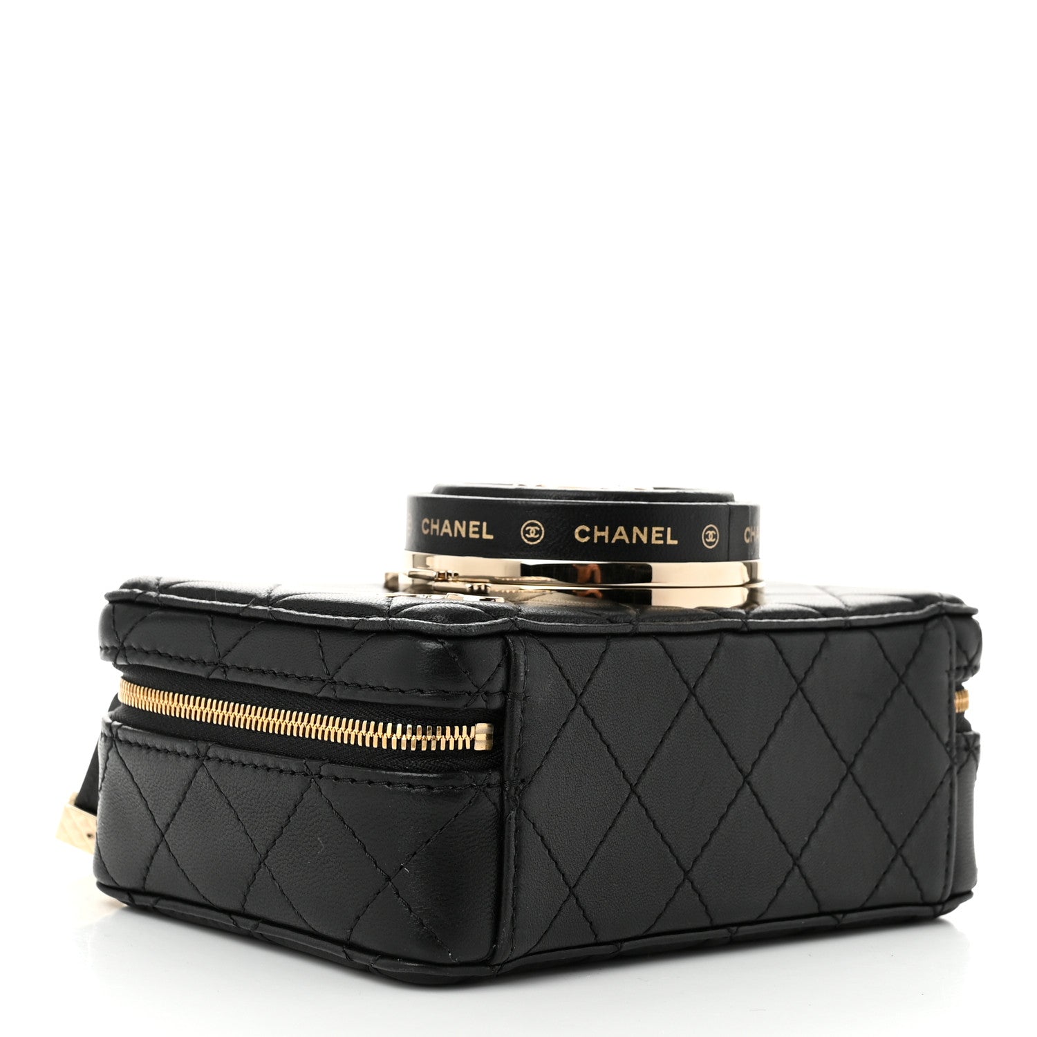 Chanel Lambskin Quilted Coco Click Bag Black 4 of 10
