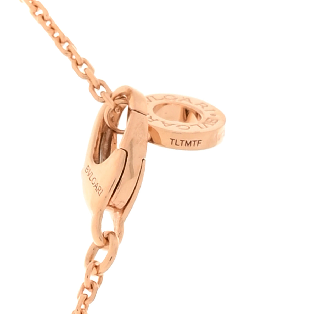 Bulgari 18K Rose Gold Diamond Mother of Pearl Divas' Dream Pendant Necklace 5 of 7