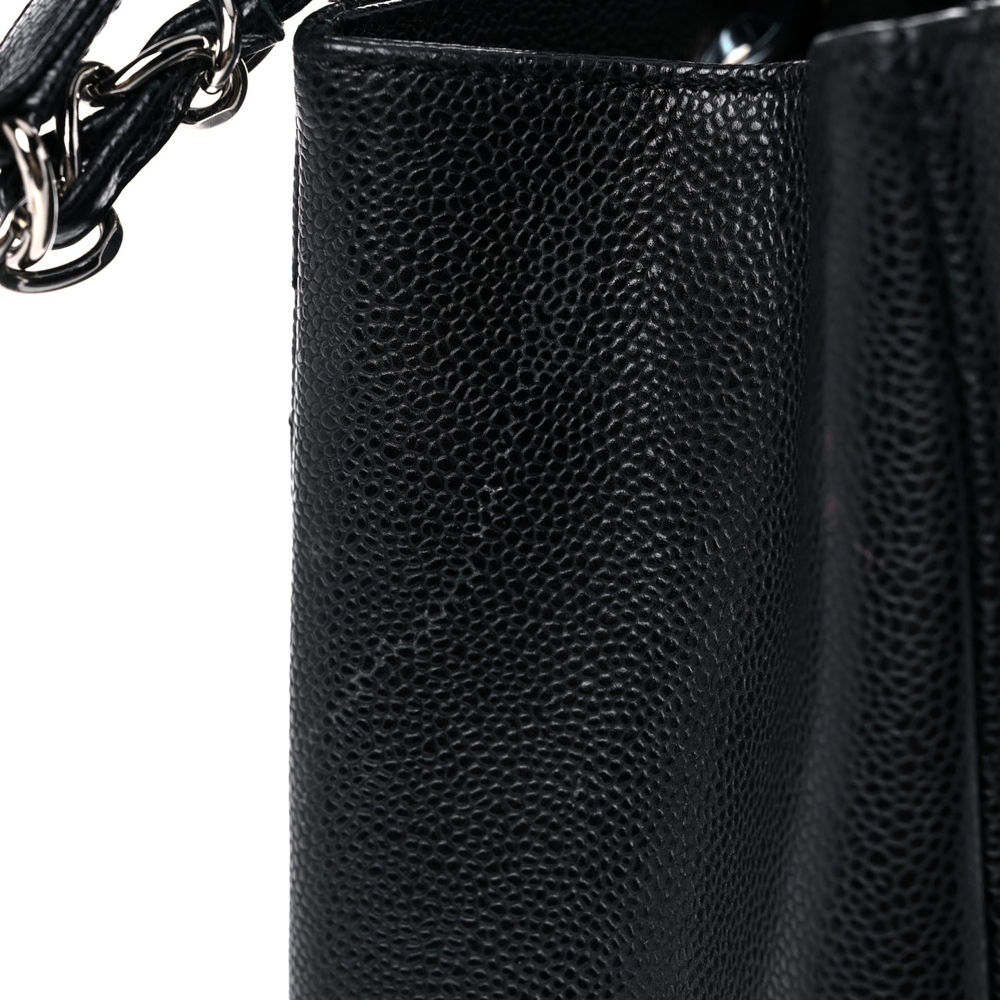 Caviar Quilted Grand Shopping Tote GST Black