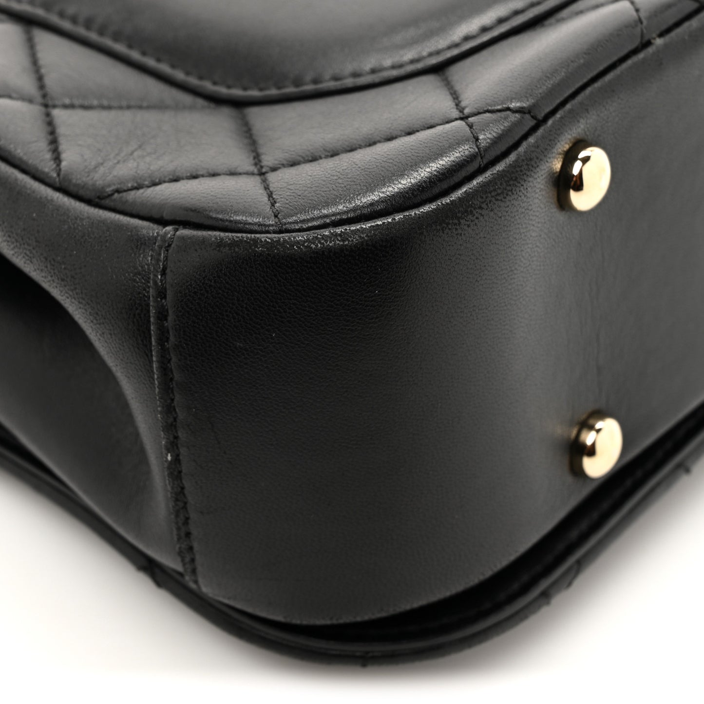 Lambskin Small Carry Chic Flap Black