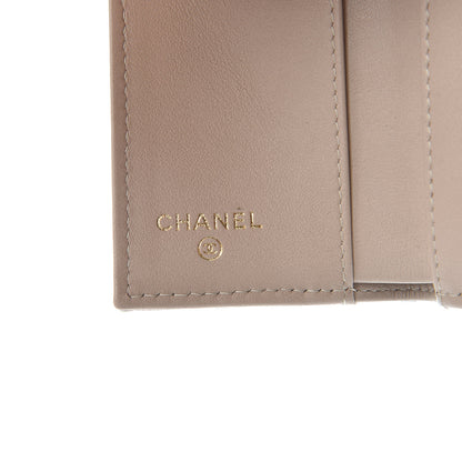 Chanel Caviar Quilted Small Boy Flap Wallet Light Beige 6 of 9