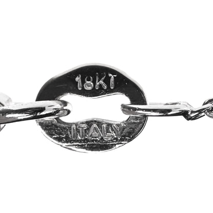 Roberto Coin 18K White Gold Diamond .42ctw Circle Pendant Necklace 4 of 5