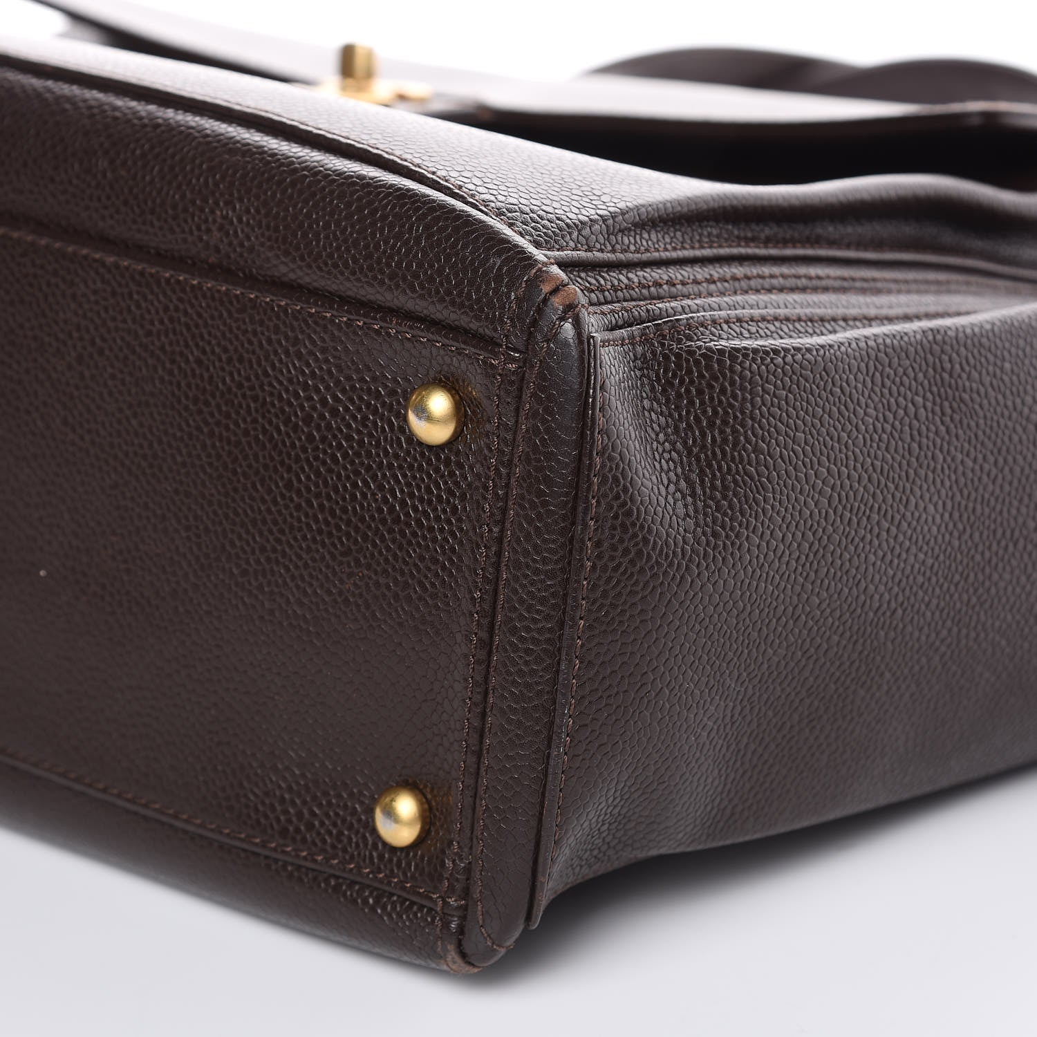 Chanel Caviar Shopper Tote Brown 10 of 15