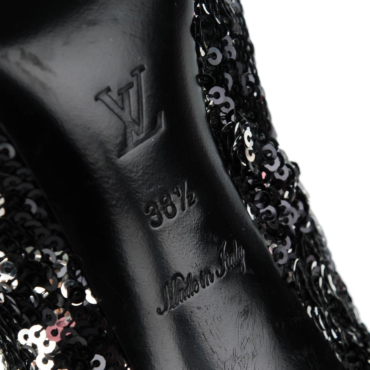 Sequin Liza Pumps 38.5 Black
