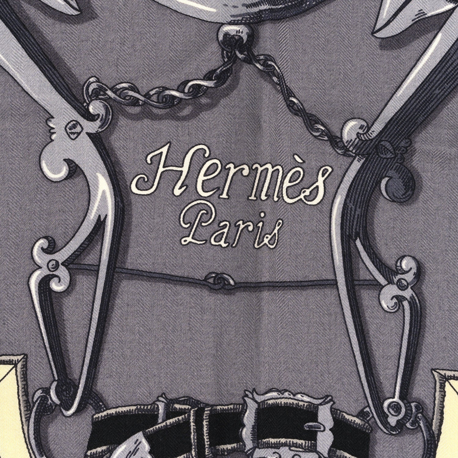 Hermes Silk L'Instruction Du Roy Scarf 140 2 of 4