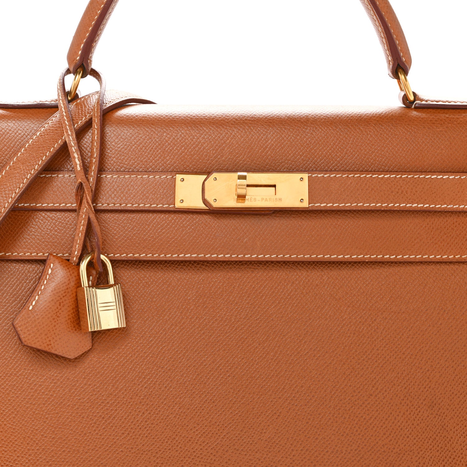 Hermes Courchevel Kelly Sellier 32 Gold 8 of 16