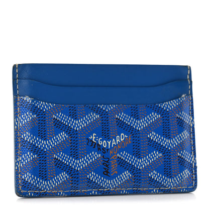 Goyard Goyardine Saint Sulpice Card Holder Sky Blue 3 of 10