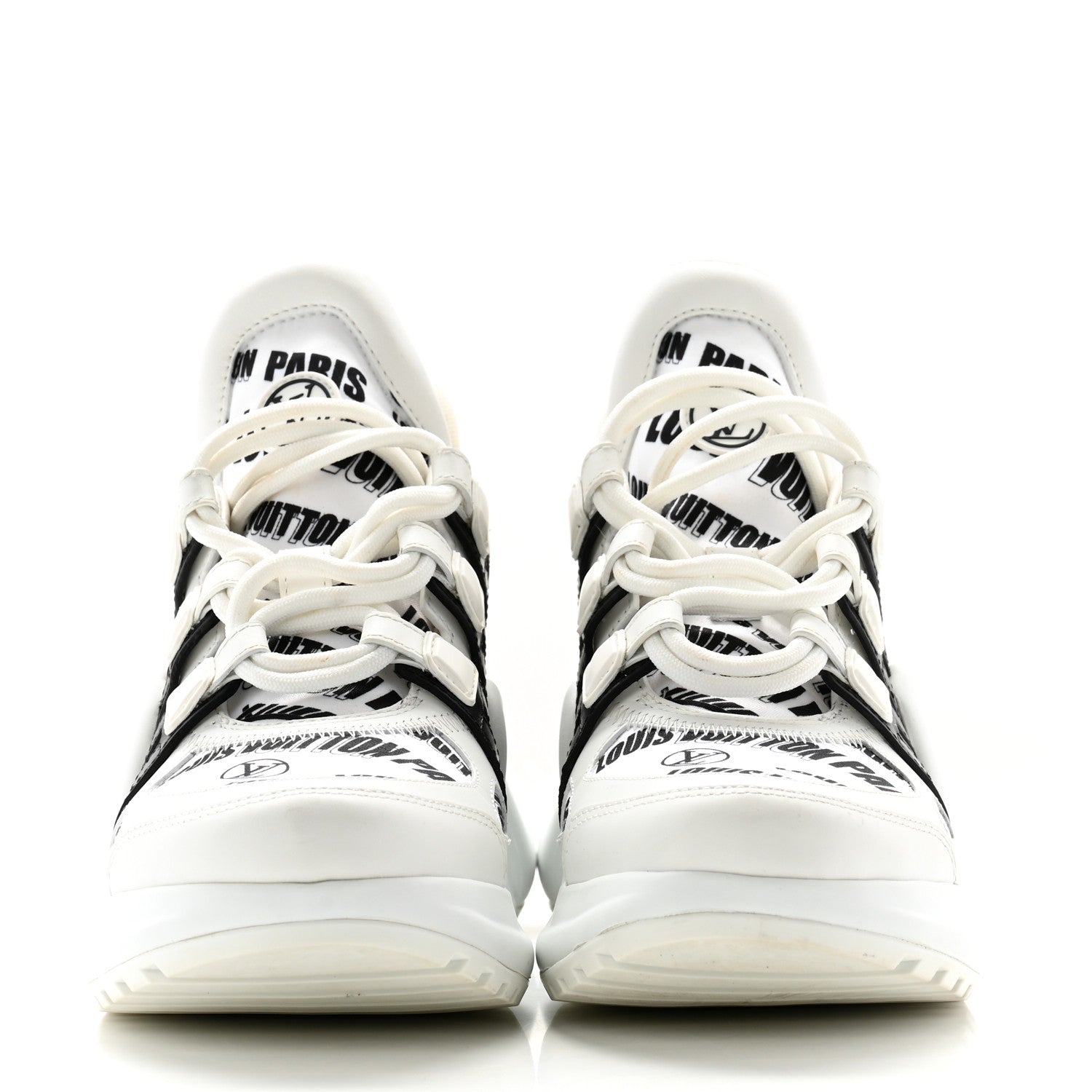 Louis Vuitton Patent Monogram LV Archlight Sneakers 36 White 2 of 11