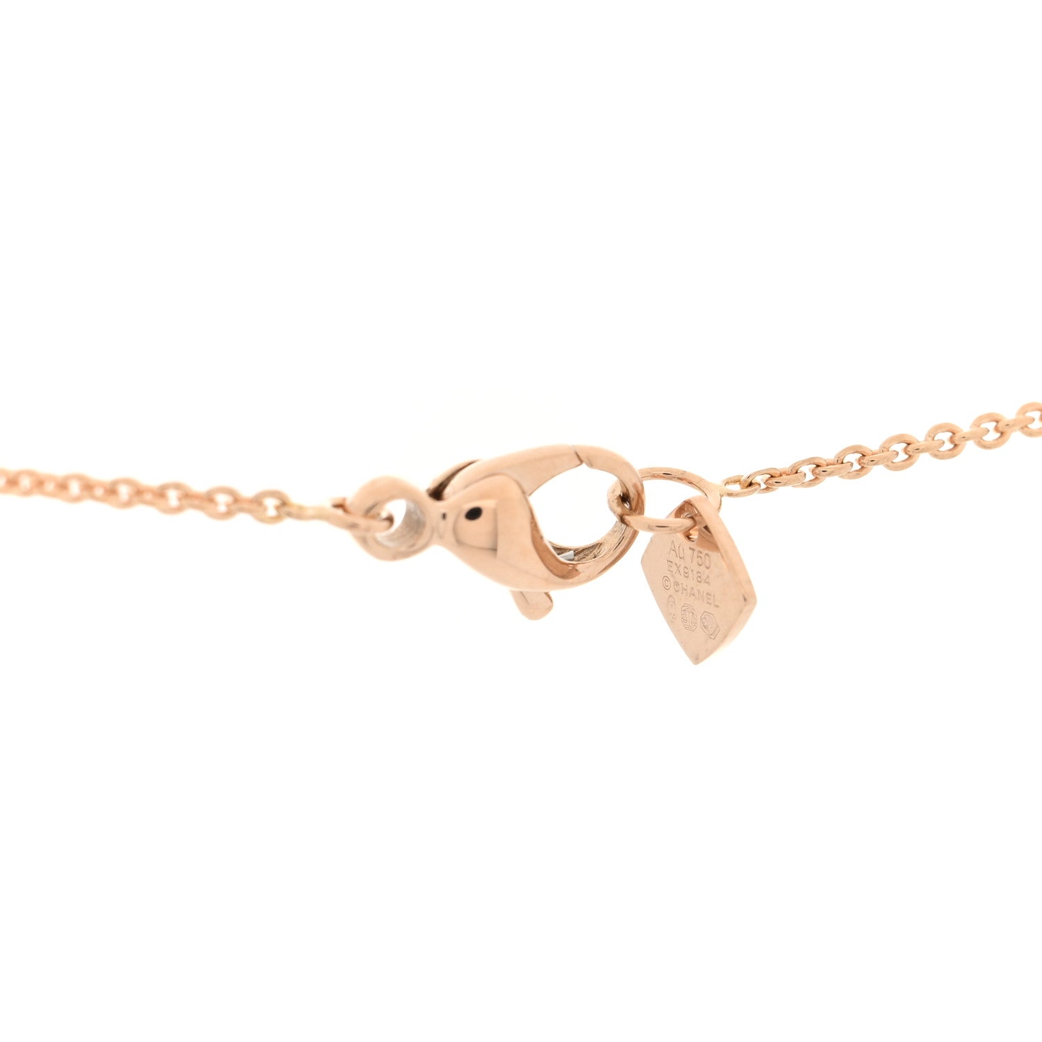 Chanel 18K Beige Gold Coco Crush Round Pendant Necklace 4 of 5