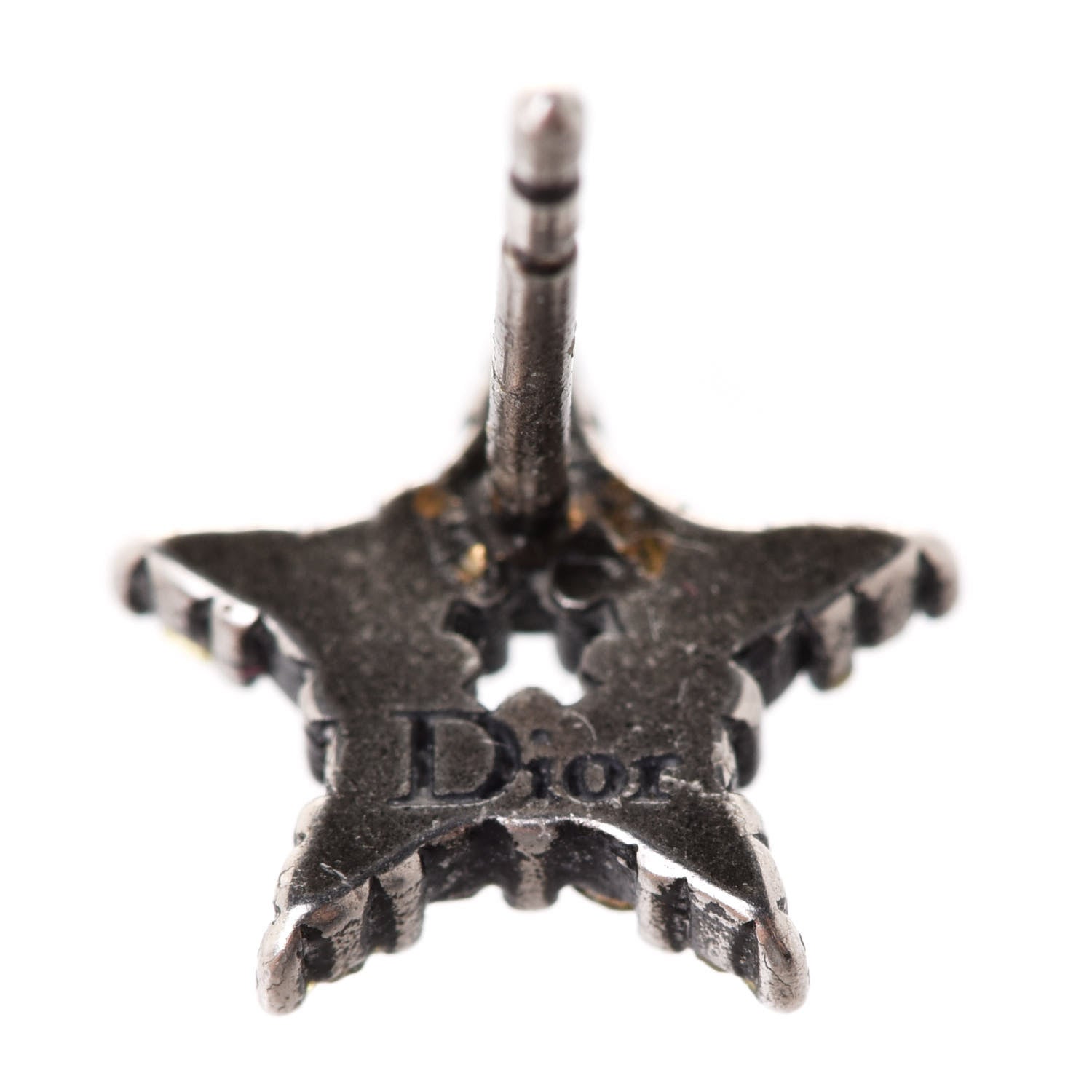 Christian Dior Crystal Star CD Mise En Dior Tribal Earrings 5 of 5