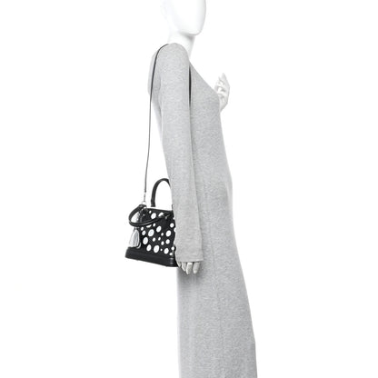 Louis Vuitton X YK Epi Alma BB Black White 2 of 9