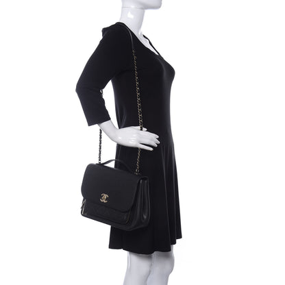 Chanel Caviar Quilted Large Business Affinity Flap Black 2 of 10