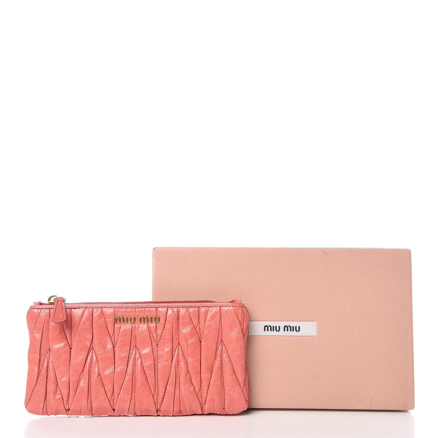 Nappa Matelasse Lux Pouch Rosa