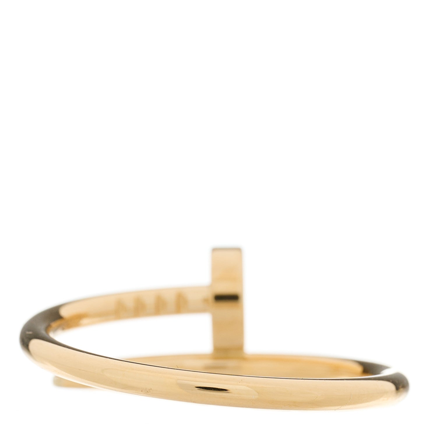 Cartier 18K Yellow Gold Small Juste Un Clou Ring 54 6.75 3 of 4