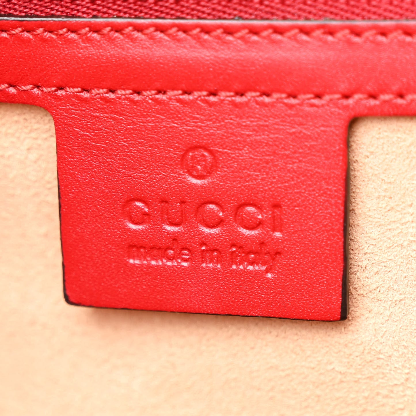 Guccissima Medium Padlock Shoulder Bag Hibiscus Red